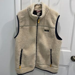L.L. Bean men’s XL Sherpa Vest, NEVER WORN W/TAGS